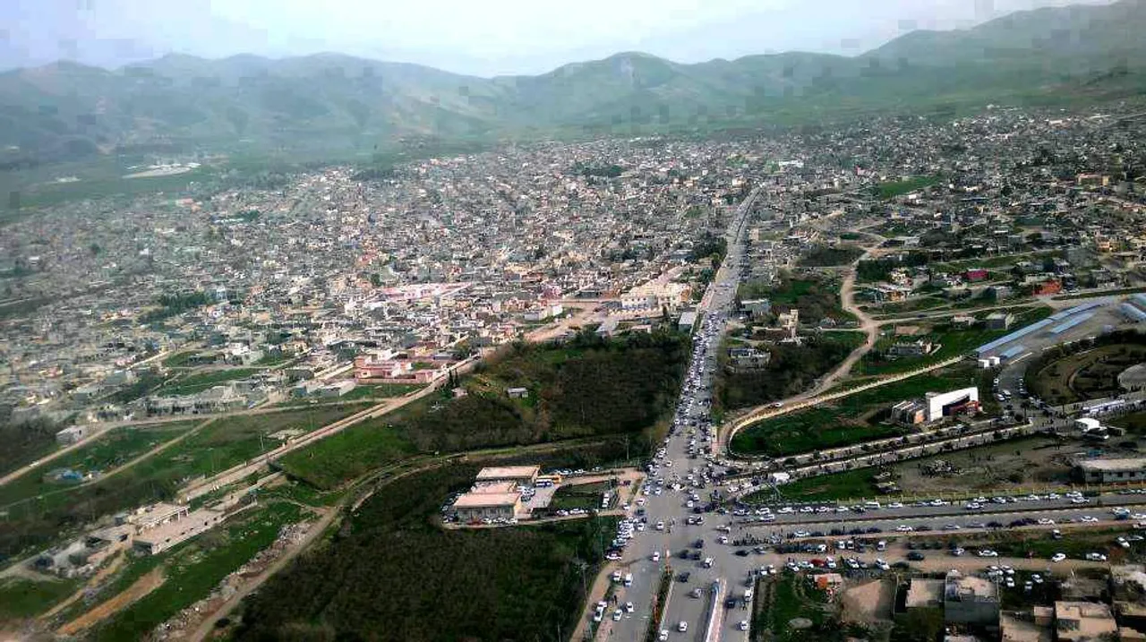 Halabja city view