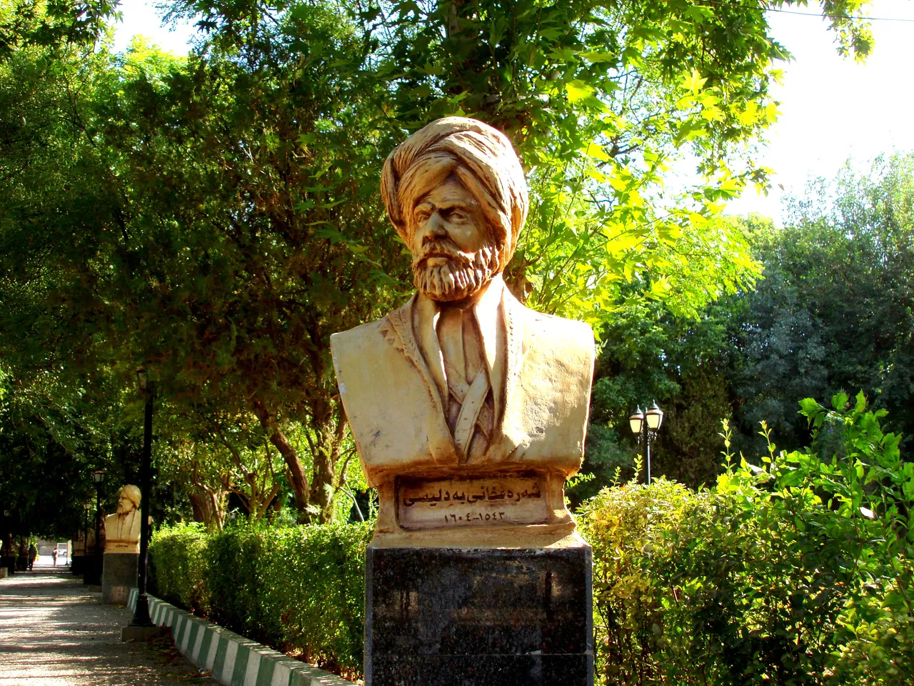 Statue of Sharaf Khan Bidlisi